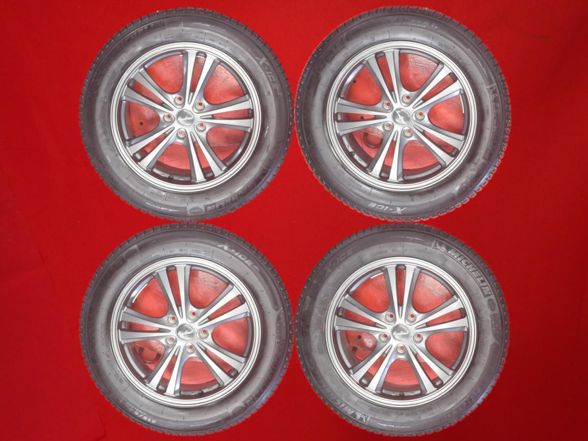 ミシュラン X-ICE XI3 MICHELIN X-ICE XI3 215/60R17 96T 5Wスポークタイプ 1P 7Jx17 +38 5/114.3 ガンメタ系 エルグランド カローラ クロス デュアリス MPV エクストレイル アルファード プレサージュ ヴェルファイア フーガ エスティマ