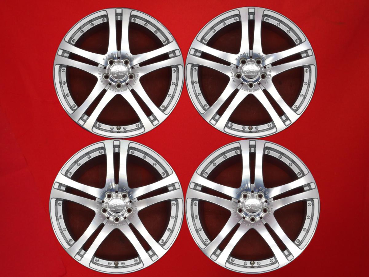 カールソン 1/5 RS EVO DarkSeries 8.5/9.5Jx20 +40 5/114.3 シルバーポリッシュ(シルバー&ポリッシュ) アルファード クラウン アスリート ヴェルファイア クラウン マジェスタ セルシオ GS350