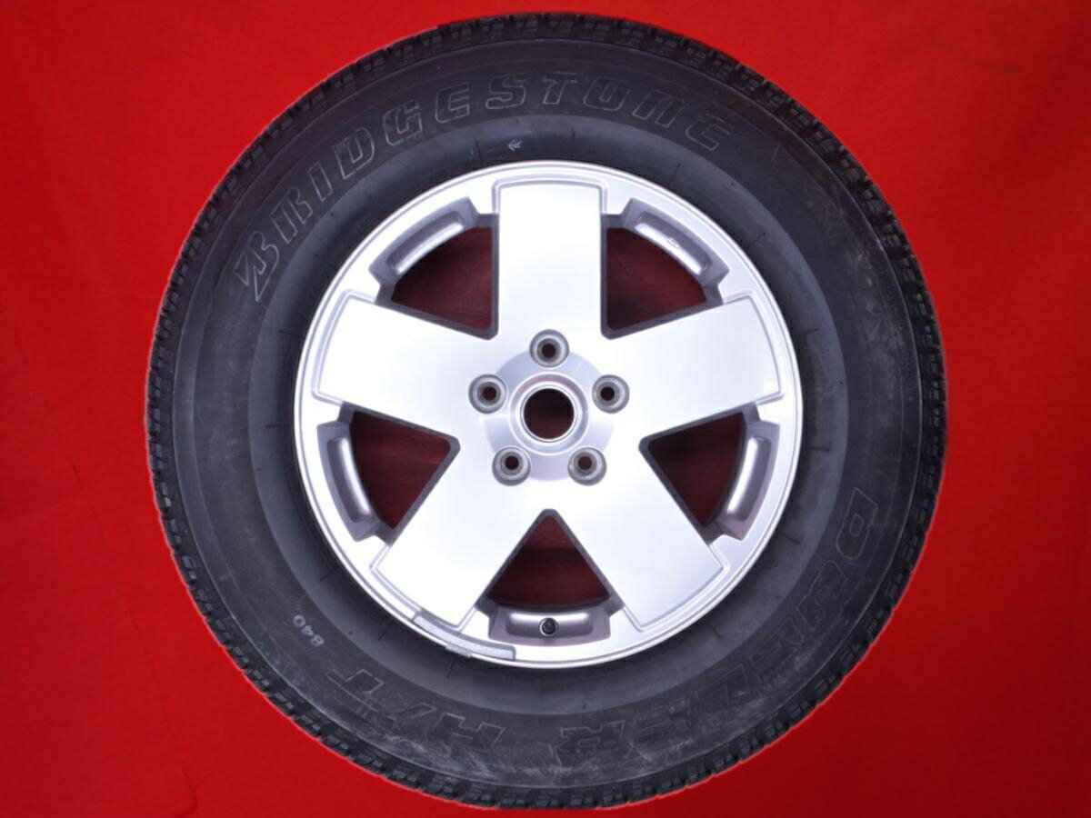 ブリヂストン デューラー H/T840 BRIDGESTONE DUELER H/T840 255/70R18 113S ジープ ラングラー(JK36S)サハラ純正 7.5Jx18 +44.450001 5/127 シルバー(銀色)系