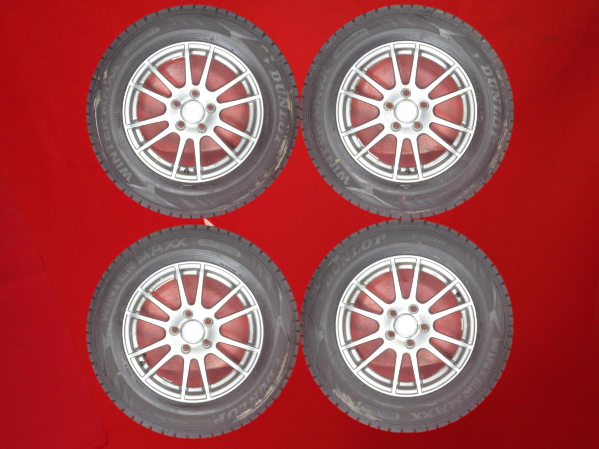 ダンロップ ウィンター MAXX 02(WM02) DUNLOP WINTER MAXX 02 215/65R16 98Q 6Wスポークタイプ 1P 6.5Jx16 +40 5/114.3 ガンメタ系 エスティマ MPV アルファード エクストレイル ヴェルファイア デュアリス プレサージュ パジェロ イオ エルグランド