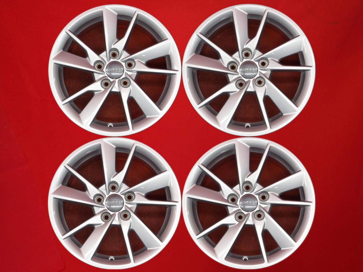 アウディ A4(8W)純正16inch 7Jx16 +35 5/112 シルバー(銀色)系 A3 A4 CABRIOLET A4 TT クーペ/TTロードスター A6 アバント A4 アバント A6