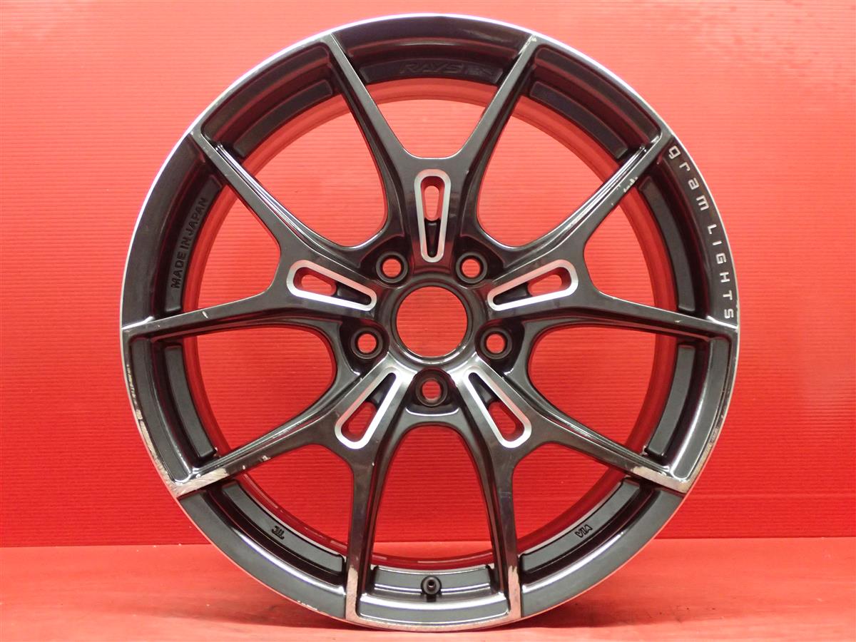 グラムライツ 57FXZ 7.5Jx18 +50 5/114.3 ガンメタポリッシュ(ガンメタ&ポリッシュ)