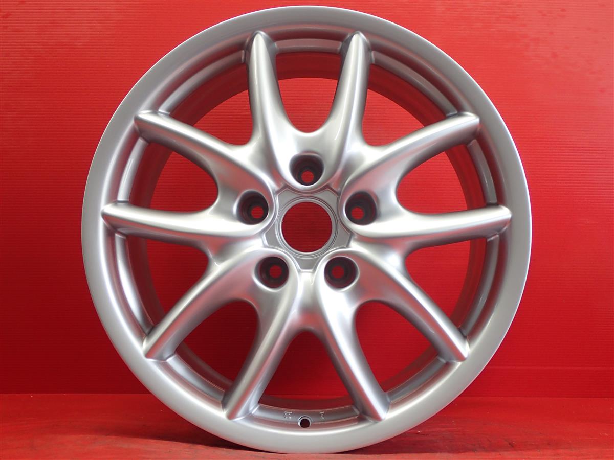 ポルシェ カイエン純正5本スポーク 9Jx19 +60 5/130 シルバー(銀色)系