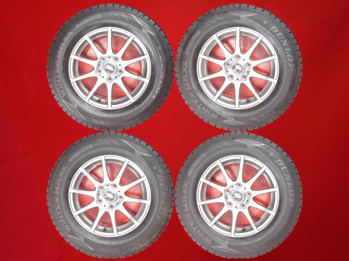 ダンロップ ウィンター MAXX 02(WM02) DUNLOP WINTER MAXX 02 215/65R15 96Q 10スポークタイプ 1P 6Jx15 +43 5/114.3 ガンメタ系 グロリア RVR デボネア バサラ エスティマ シグマ アンフィニ MPV グランツ MPV プレサージュ セドリック セドリック&グロリア ルシーダ&エミ