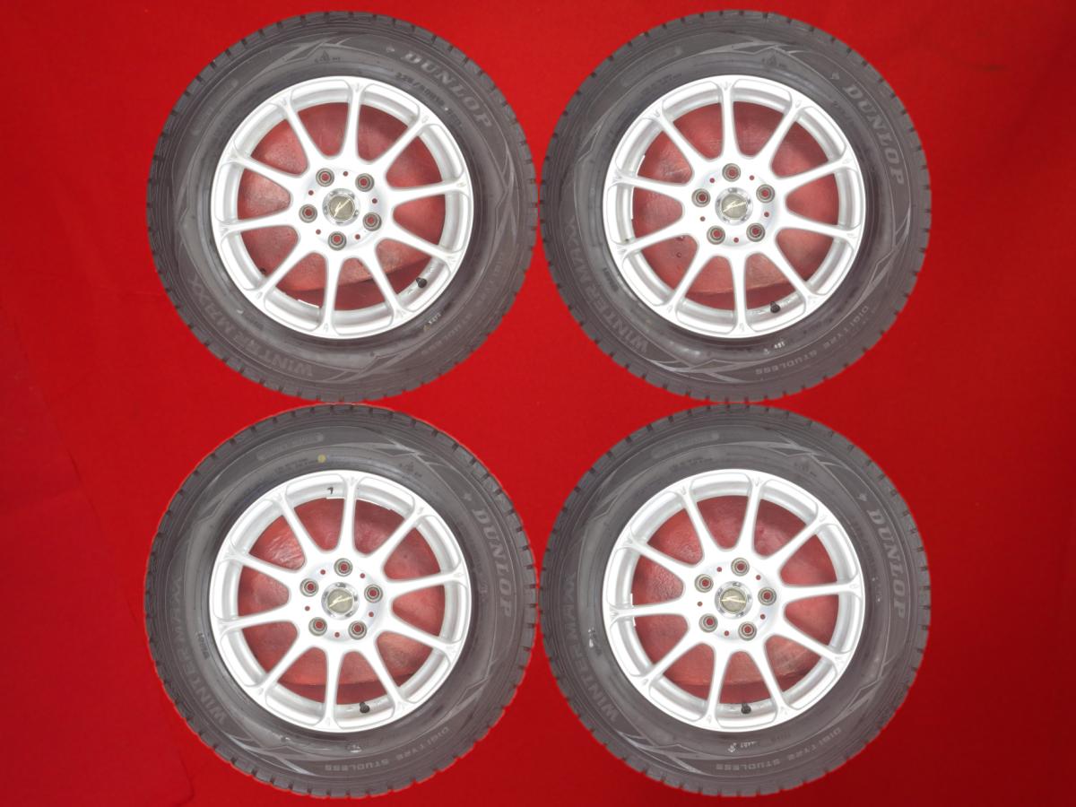 ダンロップ ウィンター MAXX 01(WM01) DUNLOP WINTER MAXX 01 225/60R16 98Q 10スポークタイプ 1P 6.5Jx16 +35 5/114.3 シルバー(銀色)系 プラウディア ディグニティ セルシオ シーマ