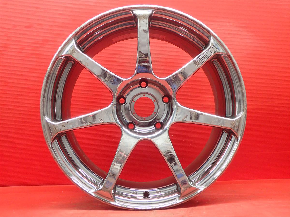 AVS モデルT7 7.5Jx17 +45 5/114.3 スーパーメタルコーティング系(メッキ色の塗装)