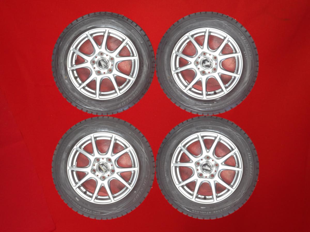 ダンロップ ウィンター MAXX 01(WM01) DUNLOP WINTER MAXX 01 195/60R15 88Q 5Wスポークタイプ 1P 6Jx15 +45 5/114.3 ガンメタ系 ガイア レグナム ソアラ ビスタ カムリ ナディア FTO イプサム エクリプス ギャラン ラフェスタ