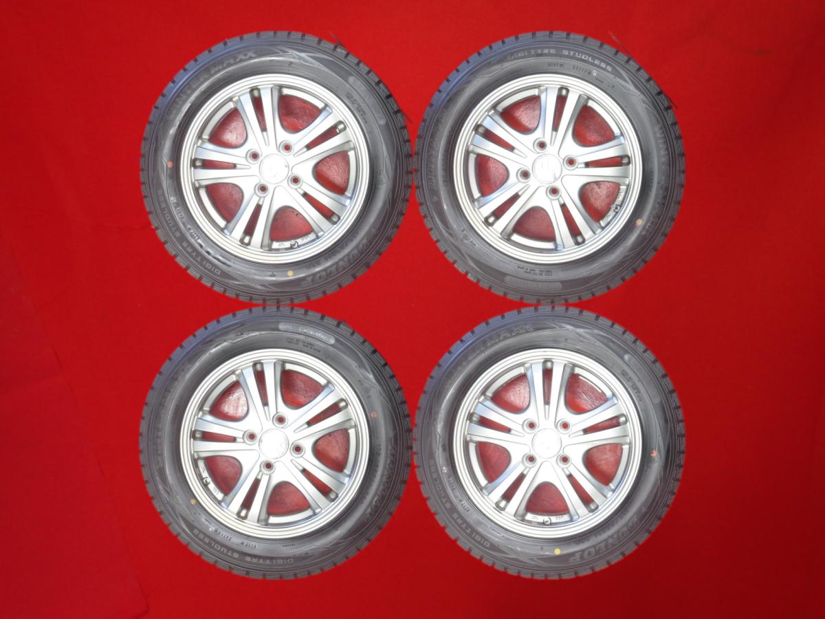 ダンロップ ウィンター MAXX 01(WM01) DUNLOP WINTER MAXX 01 175/65R14 82Q 5Wスポークタイプ 1P 5.5Jx14 +47 4/100 ガンメタ系 コルト フィット アリア シビック シャトル フィット コンチェルト フレア クロスオーバー インテグラ シビック CR-X デルソル デミオ コルト