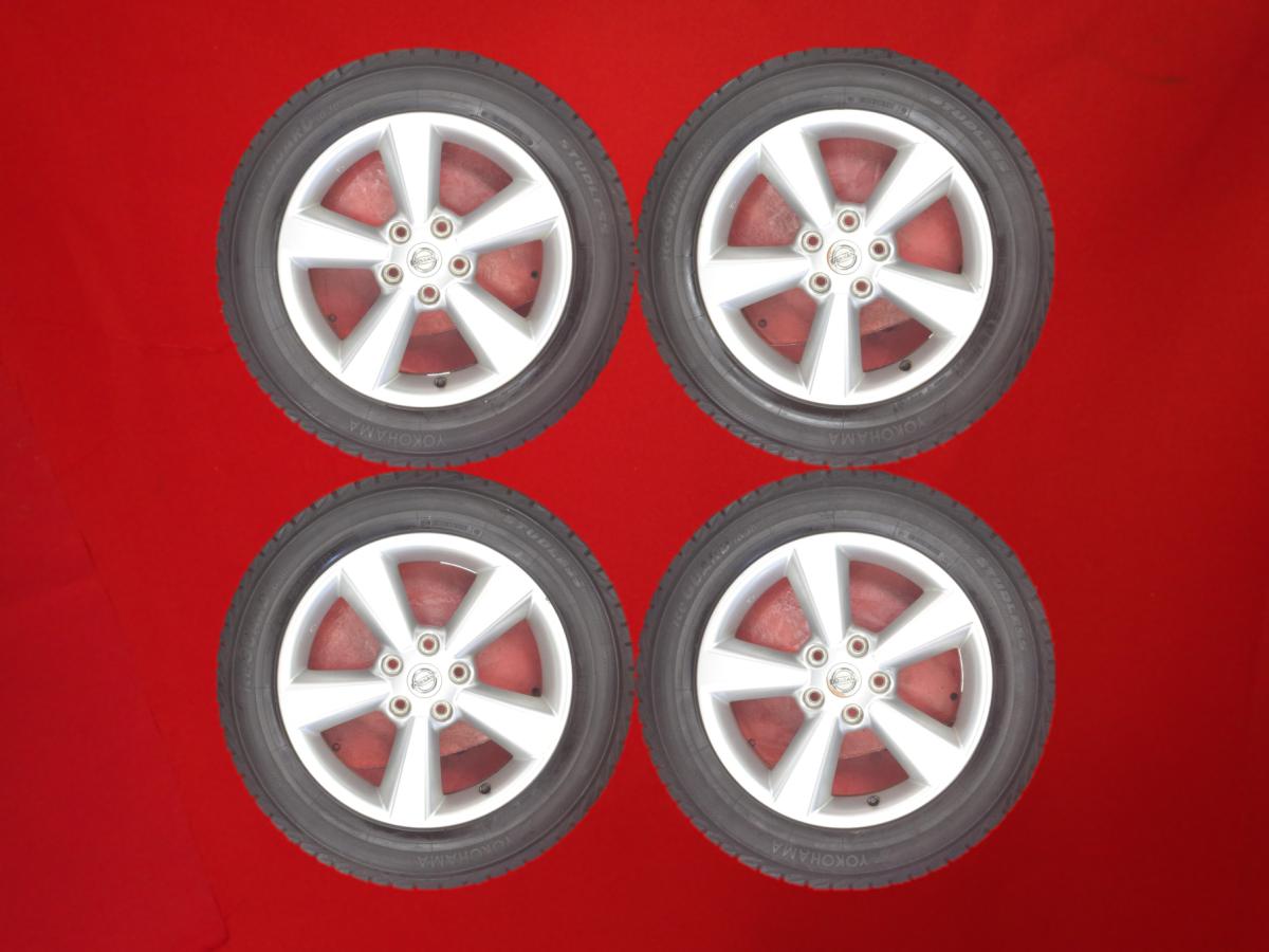 ヨコハマ アイスガード IG30 YOKOHAMA iceGUARD TRIPLE PLUS IG30 215/60R17 96Q デュアリス 純正 6.5Jx17 +40 5/114.3 シルバー(銀色)系 エクストレイル プレサージュ デュアリス エルグランド