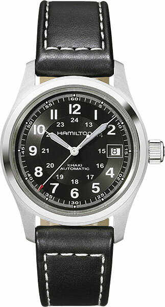送料無料 HAMILTON ハミルトン 腕時計 カーキ フィールド オートRef.H70455733 国内正規品 メンズ 防水 機械式自動巻き ブラック 皮ベルト シースルーバック KHAKI オート ギフト 誕生日 プレゼント氏 彼女 男性 女性 ラッピング 無