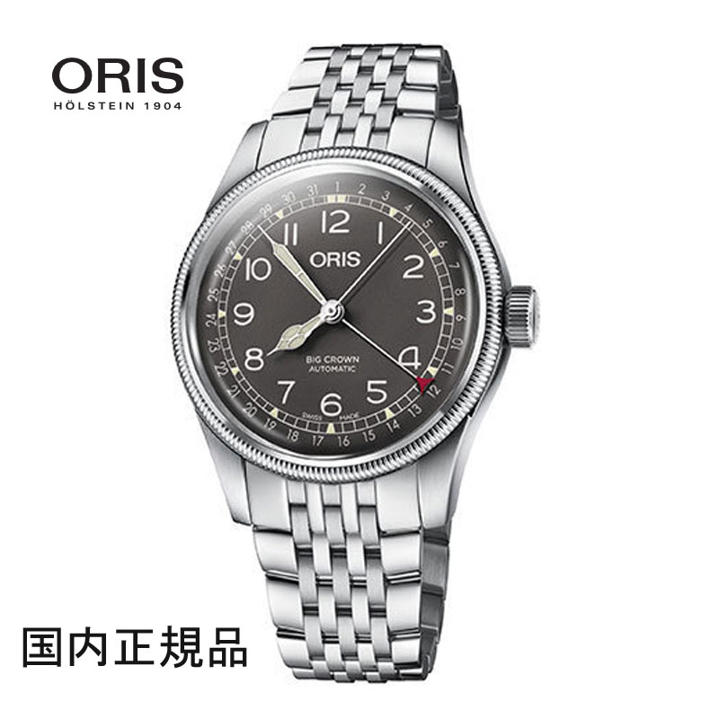 オリス オリス 腕時計 ビッグクラウン ORIS BIG CROWN ポインターデイトメンズウォッチ 40MM Ref.75477414064-07 国内正規品