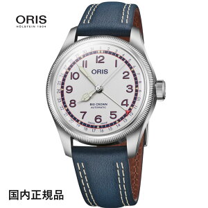 オリス 腕時計 ビッグクラウン ハンク・アーロン リミテッドエディション ORIS BIG CROWN ポインターデイトメンズウォッチ 40mm Ref.75477854081Set 国内正規品