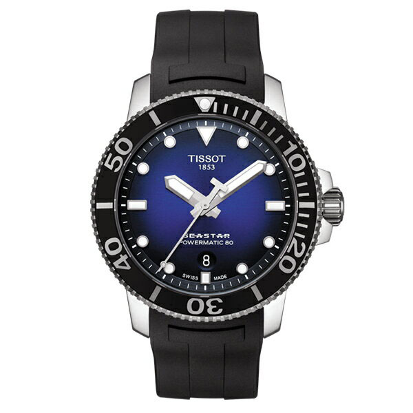 TISSOT ティソ 腕時計 SEASTAR シースター 1000 AUTOMATIC 自動巻き ブルーダイヤル T1204071704100 メンズ 国内正規品