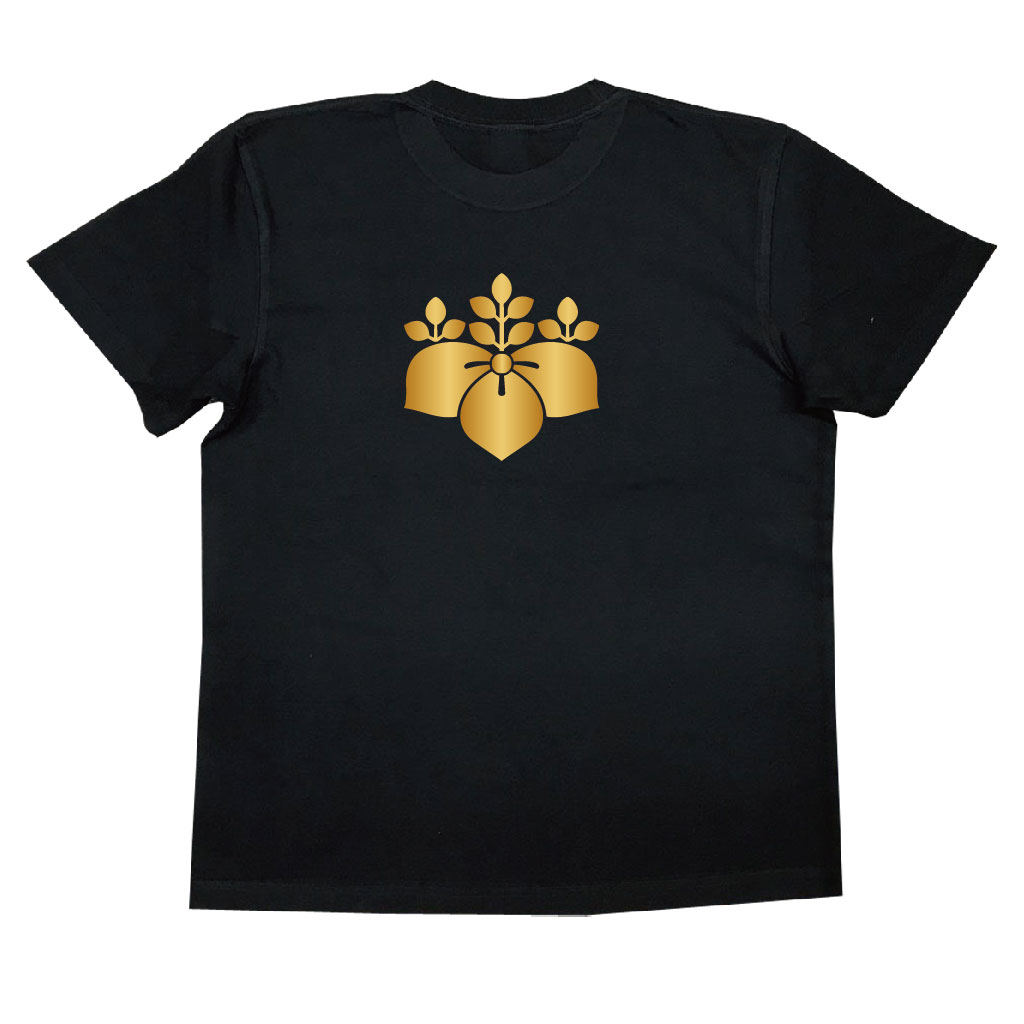 【 おもしろ プレゼント 】 家紋Tシャツ 桔梗桐【 tシャツ 長袖 メンズ レディース 戦国武将 メンズ 半袖 おもしろTシャツ おもしろ 面白いtシャツ プレゼント お笑いTシャツ ジョークTシャツ おもしろ雑貨 俺流 パロディ 和柄 長袖 外国人 お土産】