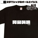  漢字Tシャツ　阿鼻叫喚　