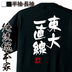 【 おもしろ プレゼント 】 おもしろtシャツ 俺流総本家 隼風Tシャツ 東大一直線【 tシャツ 長袖 メンズ レディース 名言 漢字 文字おもしろ雑貨 文字tシャツ 面白いtシャツ 送料無料 文字入り 長袖 半袖 誕 日本 プレゼント 背中で語る 名言】