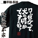  おもしろtシャツ 俺流総本家 魂心Tシャツ ワンセグって、犬の何かですよね？