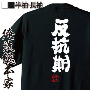 【 おもしろ プレゼント 】おもしろtシャツ 俺流総本家 魂心Tシャツ 反抗期【 tシャツ 長袖 メンズ レディース 名言 漢字 文字 メッセージtシャツ 文字tシャツ バックプリント 文字入り 外国人 お土産思春期 中学生 仲里依紗 高校生 役職系】