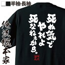 【 おもしろ プレゼント 】 おもしろtシャツ 俺流総本家 魂心Tシャツ 死ぬ気でやれよ死なねぇから。【メッセージtシャツ おもしろ雑貨 文字tシャツ 面白いtシャツ 長袖 Tシャツ 外国人X JAPAN hide ロック ポジティブ やる気系】