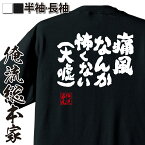 【 おもしろ プレゼント 】 おもしろtシャツ 俺流総本家 魂心Tシャツ 痛風なんか怖くない（大嘘）【 おもしろtシャツ 長袖 レディース 子供 キッズパロディ tシャツ 送料無料 ネタtシャツ 病気系 】