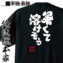 おもしろtシャツ 俺流総本家 魂心Tシャツ 暑くて溶けそう【夏 猛暑 残暑 熱中症 おもしろ雑貨 漢字 文字Tシャツ おもしろ プレゼント 面白 メッセージtシャツ 文字tシャツ 長袖 大きいサイズ 】