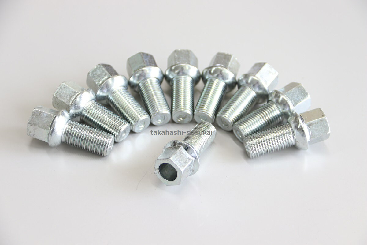 純正 ホイールボルト 10本M14ピッチ1.5 球面R13 首下27mmAUDI A1 A2 A3 A4 A5 A6 A7 A8 S1 S3 S4 S5 S6 S7 S8 RS3 RS4 RS6 RS7 Q4 Q3 TT R8 ＊記載の車種でも年式・仕様によっては使用できません。車両のボルトの詳細をよくお調べになってから購入ください。