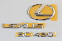UZZ40 ソアラ用 レクサス 純正エンブレム リア周り3点セット【SC430・LEXUS・Lマーク】　＊LEXUS SC430仕様に