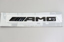 AMG リアエンブレム ブラック(艶有り)W463 新型 Gクラス 2018年以降〜ナイトパッケージ専用品G350d G400d G550 G63AMG W463A/W464 ナイトエディション ブラックエディション