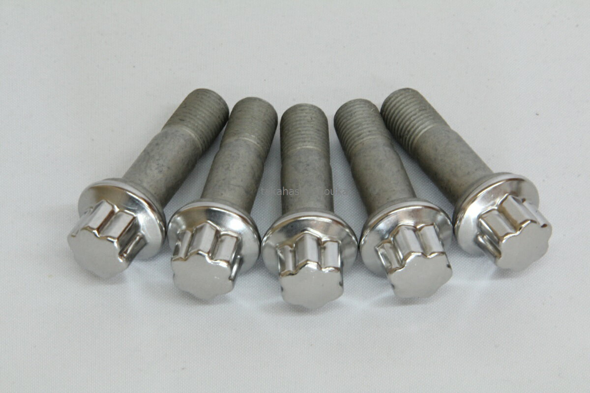 ベンツ純正ホイールボルト 5本 M14 ピッチ1.5 球面 首下長さ:45mm W221 SクラスS350・S400HYBRID・S50..