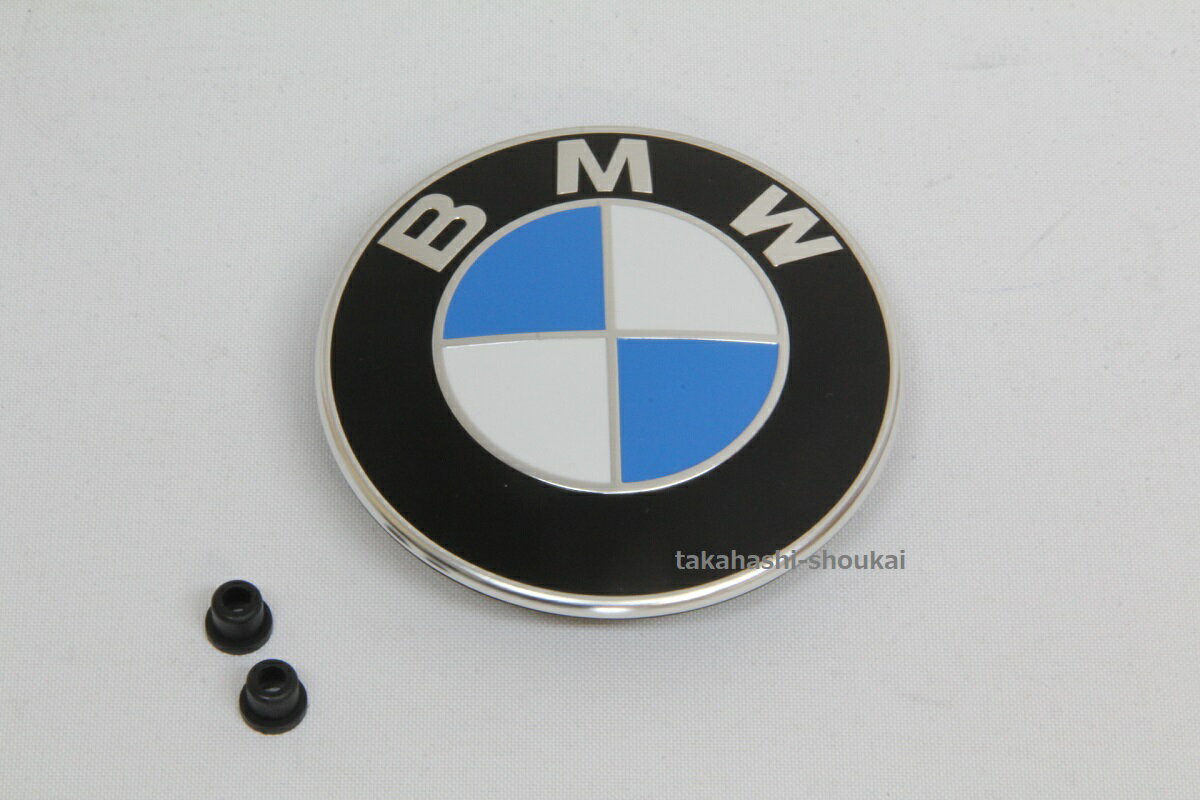 51148132375(φ82mm)エンブレム+取付グロメット【7シリーズ F01 F02 F04】ボンネット・トランク【7シリ..