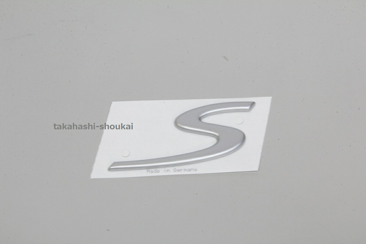 ポルシェ純正 ケイマン 987用 ’S’単品 リアトランクエンブレム ケイマン・ケイマンS・ケイマンRにも 98755924500