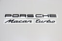 【PORSCHE】【Macan】【turbo】リアトランク用マットブラック（艶消し黒）エンブレム 【対応車輌】ポルシェ マカン 型式：95Bマカン・マカンS・マカンGTS・マカンターボ