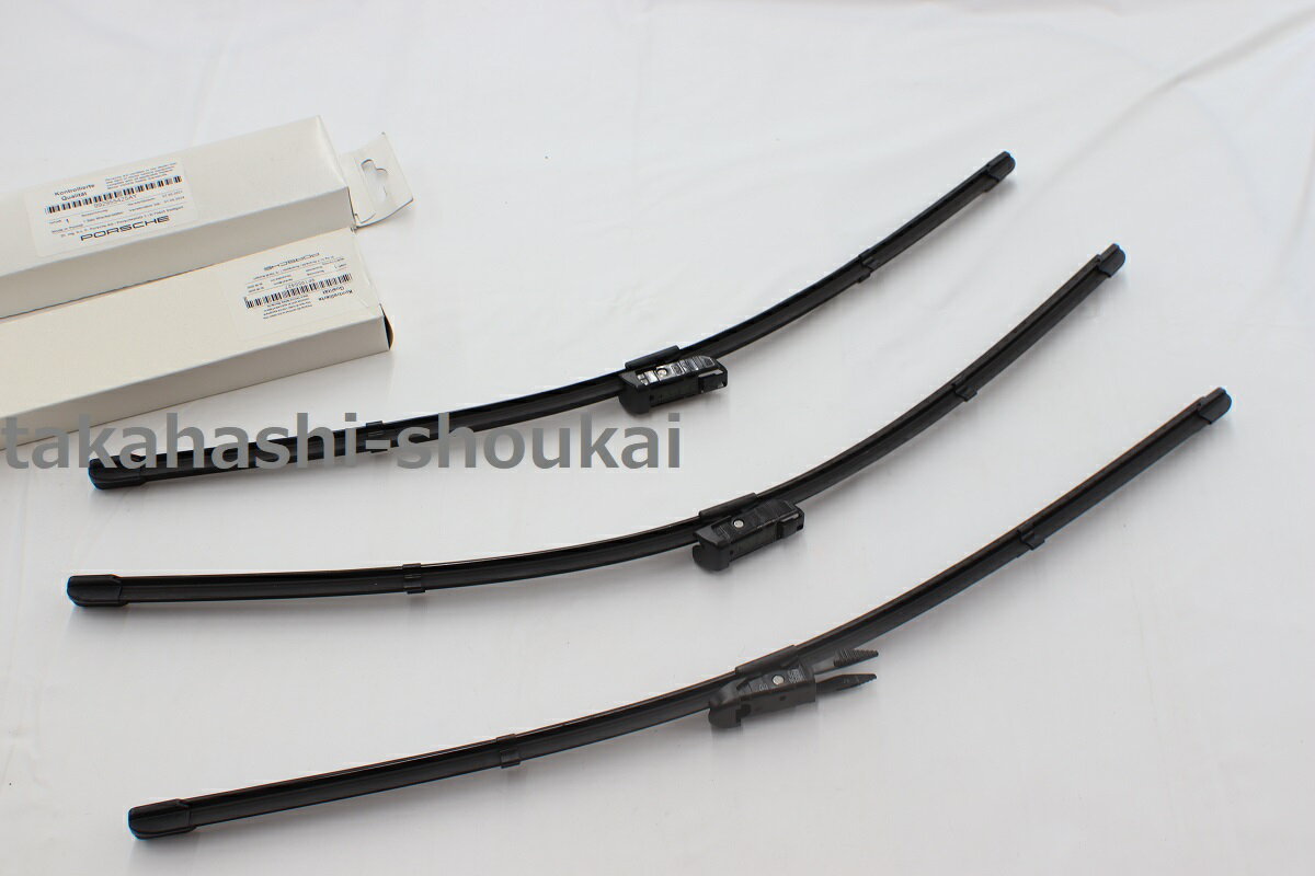 992型 右ハンドル車　ポルシェ911 フロント＋リア ワイパー品番：992955425CY＋9P1955427　＊要適合品番確認カレラ・カレラS・カレラ4・カレラ4S・カレラT・カレラGTS・ターボ・ターボS 他