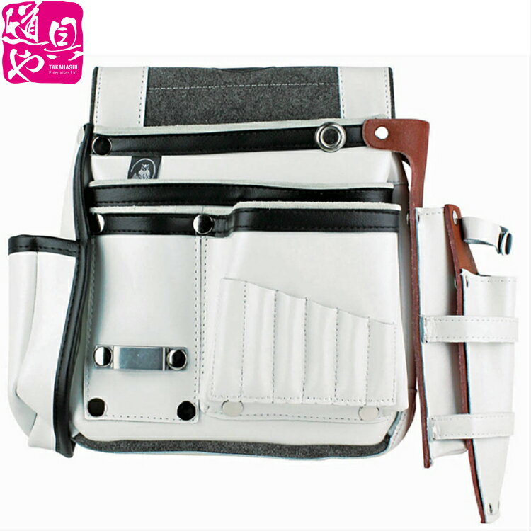 窮極の釘袋 ふくろ倶楽部 本皮仕様 窮極四型HB-094W白【領収書対応】