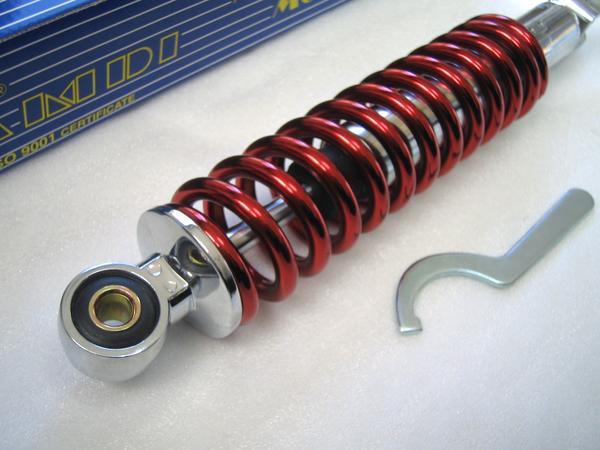 ★NEW レッド 300mm MDIリアサス *ライブDIO(AF34/AF35) *ライブ ディオZX 他