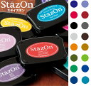 ☆【送料180円〜】ツキネコ ステイズオン StazOn SZ-11〜SZ-63 スタンプ台 盤面 76×47mm DTP 金属 プラスチック 皮革 ダイインク...