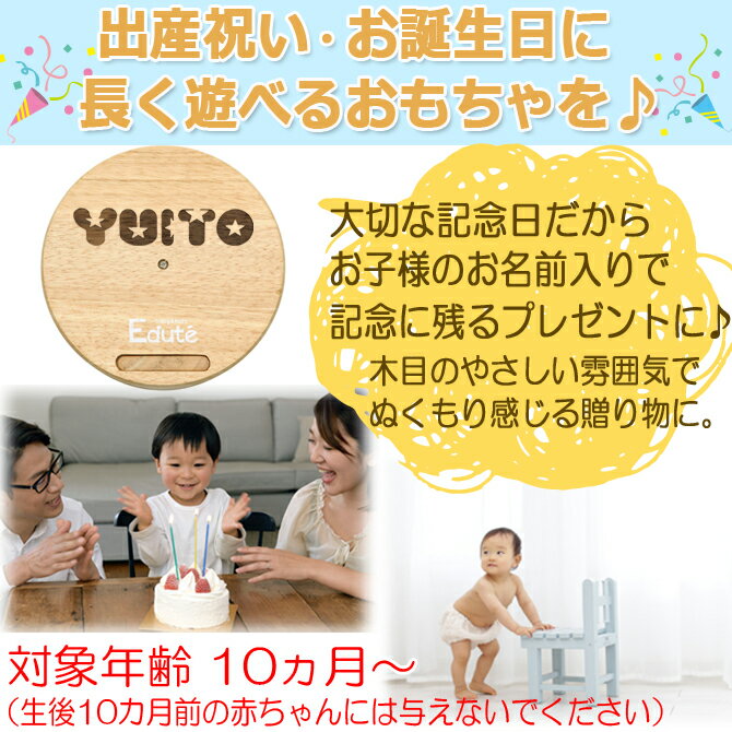 名入れ 出産祝い 木製 KOROKOROパズル 型はめパズル 知育玩具 木のおもちゃ 音のなる積み木 名入れ ギフト ギフト 誕生日 贈り物 幼児 赤ちゃん ベビー 男の子 女の子 1歳 2歳 3歳 おすすめ 人気 七五三 /おもちゃ/ PA