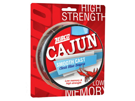 ゼブコ Zebco ケイジャン スムースキャスト USA-12Lbs クリアブルー 330yds 300m ナイロンライン スピンキャストリール バスフィッシング ゼブコ Zebco ケイジャン スムースキャスト USA-12Lbs クリアブルー 330yds 300m ナイロンライン スピンキャストリール バスフィッシング