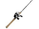 ゼブコ Zebco 33 スピンキャストリール 6.0ft コルクグリップ ロッド セット グラスロッド バスフィッシング(4)