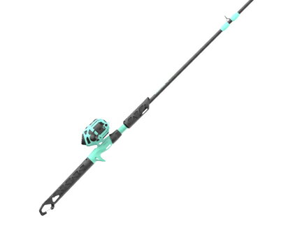 ゼブコ Zebco ランブラー Rambler スピンキャストリール 5.3ft ロッドセット グラスロッド バスフィッシング