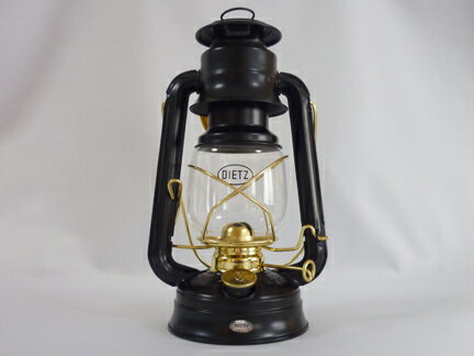 DIETZ #76 Original Hurricane Lantern デイツ 76 オリジナル ハリケーンランタン Black with Gold Trim 黒金