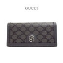 グッチ 長財布 二つ折り財布 メンズ バイフォールド GUCCI 791746 UULBN 1244 M.WALLET(908) OPHIDIA グレー ブラック GGスプリーム オフィディア ロングウォレット ブランド財布 ダブルG 男性 紳士 イタリア 即納 間に合う 急ぎ 新品 一粒万倍日 天赦日 並行輸入品 (t75)