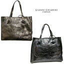 GIANNI CHIARINI ジャンニ キアリーニ トートバッグ レザー 本革 大容量 ポーチ A4 雑誌 新品 ブランドバッグ メンズ レディース ユニセッ...