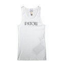 パトゥ PATOU タンクトップ je01599994001w M トップス tank top タンク シャツ ロゴ オーガニックコットン レタリングロゴ モノ...