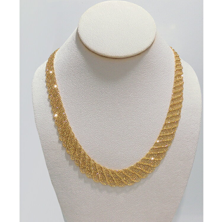 K18YG 18金イエローゴールド 地金 ネックレス ペンダント ジュエリー 宝石 即納 間に合う 急ぎ ジガネ じがね デザイン チェーン チェーンネックレス...