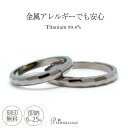 楽天1位 チタン リング 指輪 純チタン 金属アレルギー ペアリング 刻印無料 5号 25号 あす楽 純チタンリング アレルギーフリー レディース メンズ マリ...