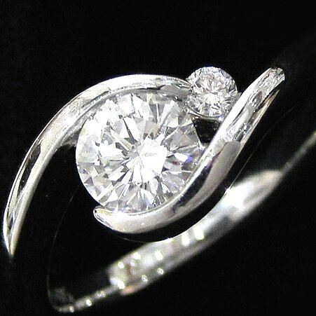 指輪 エンゲージリング PT900 プラチナ 鑑定付き 現品限り r448 レディース ダイヤ(4月誕生石) ジュエリー 天然石 宝石 記念日 ダイアモンド 1...