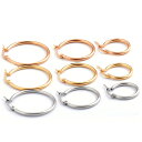 【1000円福袋対象商品hk3】フープピアス クロッシング 遮断機式 フープ ピアス 2.0mm×15/25/30/35mm ke2510 レディース ピアス ...