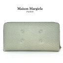 メゾン マルジェラ 長財布 ラウンドファスナー MAISON MARGIELA S56UI0110 P0399 T2003 ホワイト 白 11番 ブランド 財布...