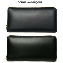 コム デ ギャルソン 二つ折り財布 レディース comme des garcons（コムデギャルソン） 長財布 ラウンドファスナー 本革 レザー ブラック 黒 即納 間に合う 急ぎ 新品 財布 ブランド小物 ラウンドファスナー ロングウォレット レディース 贈り物 プレゼント ギフト カウハイドレザー 二つ折り 折財布 並行輸入品